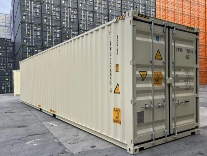 Contenedor Dry 40 pies One Trip, unidad individual — gran capacidad de almacenamiento
